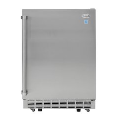 24" Outdoor Stainless Steel Refrigerator5 Cubic Foot Capacity, Automatic defrost