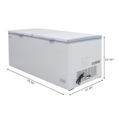 76 in. Commercial Chest Freezer 20 cu ft.