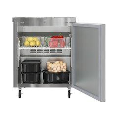 27 in. One Door Undercounter Refrigerator 5 cu. ft. in Stainless-Steel