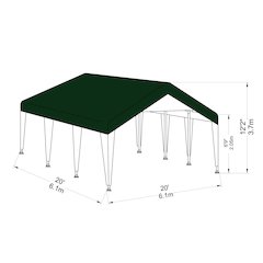 Event Tent 12'x20'x12'2"(H)