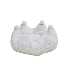 White Crown Cat Bed with Removable, Washable Bed