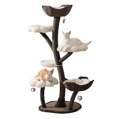 Blossom 6-Level 59" Cat Tree with Replaceable Parts, Washable Beds