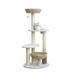 Boho Chic Style Handwoven 5-Level Cat Tree