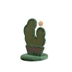 Natural Sisal Cactus-Shaped Cat Scratcher - 18"H, Natural Sisal, Small,