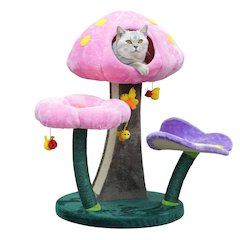 Wonderland 3-Level 31" Cat Tree for Cats & Kittens with Replaceable Parts