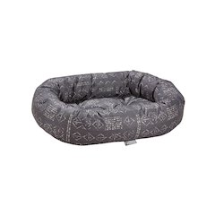 Donut Bed For Dogs in Tulos Fabric Finish Size - MED