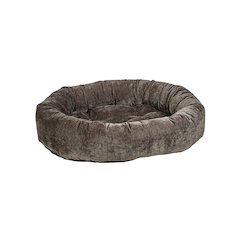 Donut Bed For Dogs in Carbon Fabric Finish Size - MED
