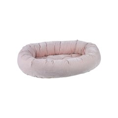 Donut Bed For Dogs in Blush Fabric Finish Size - XXL