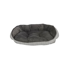 Crescent Bed For Dogs in Herringbone Fabric Finish Size - LRG