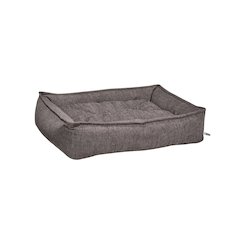 Sterling Lounge Bed For Dogs in Charcoal Fabric Finish Size - XL