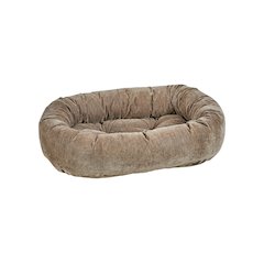 Donut Bed For Dogs in Bark Fabric Finish Size - SML