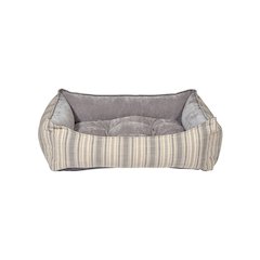 Scoop Bed For Dogs in Harper Stripe Fabric Finish Size - XL