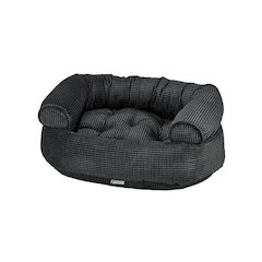 Double DonutBed For Dogs in Iron Mountain Fabric Finish Size - LRG