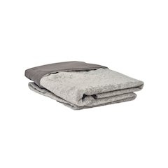 Blanket Topper For Dogs in Grey Goose Fabric Finish Size - LRG