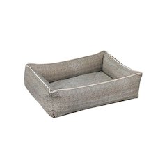 Urban Lounger Bed For Dogs in Herringbone Fabric Finish Size - LRG