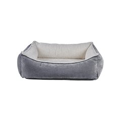 Oslo Ortho Bed For Dogs in Pumice Fabric Finish Size - LRG