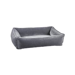 Urban Lounger Bed For Dogs in Pumice Fabric Finish Size - MED