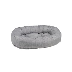 Donut Bed For Dogs in Allumina Fabric Finish Size - SML
