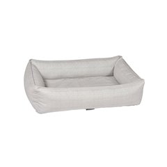 Urban Lounger Bed For Dogs in Taupe Herringbone Fabric Finish Size - MED