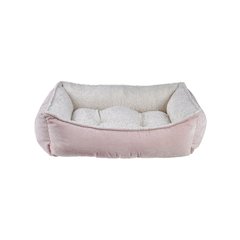 Scoop Bed For Dogs in Blush Fabric Finish Size - XL
