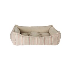 Scoop Bed For Dogs in Sanibel Stripe Fabric Finish Size - XL