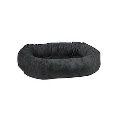 Donut Bed For Dogs in Iron Mountain Fabric Finish Size - SML