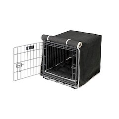 Crate Cover Bed For Dogs in Storm  Fabric Finish Size - MED