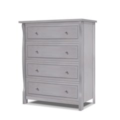 Sorelle Princeton Elite 4 Drawer Dresser,Weathered Gray Color