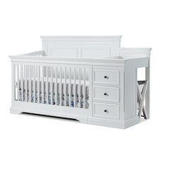 Sorelle Portofino Crib & Changer,White Color