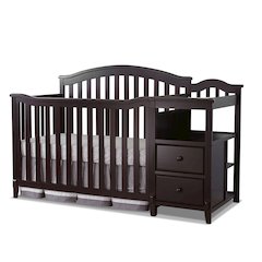 Sorelle Berkley Crib & Changer,Espresso Color
