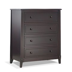 Sorelle Berkley 4 Drawer Chest,Espresso Color