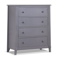 Sorelle Berkley 4 Drawer Chest,Gray Color