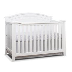 Sorelle Berkley Round Top Panel Crib,White Color