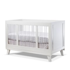 Sorelle Uptown Acrylic Crib,White Color