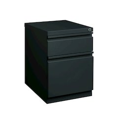 Hirsh 20" Deep Mobile Pedestal File Cabinet 2 Drawer Box-File, Charcoal