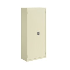Hirsh Welded Steel Storage Cabinet with 4 Shelves, 15"Dx30"Wx66"H, Putty