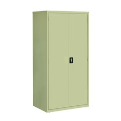 Hirsh Welded Steel Storage Cabinet 4 Adjustable Shelves, 24"Dx36"Wx72"H, Putty