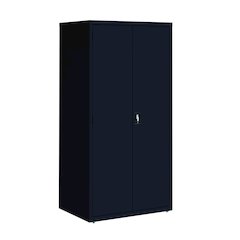 Hirsh Welded Steel Storage Cabinet 4 Adjustable Shelves, 24"Dx36"Wx72"H, Black