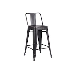 Modern Light Weight Industrial Vintage Costal Metal Barstools
