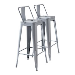 Modern Light Weight Industrial Metal Barstools
