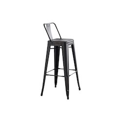 Modern Industrial Costal Metal Barstools