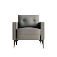 Contemporary Arm Chair, Gray
