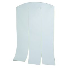 natura 13 x 17.3" Vinyl Door Flaps for Wooden Outdoor Dog Houses, Clear Plastic