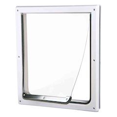 2-Way Pet Door for Doors with Lockable Panel, For Medium to Large Dogs