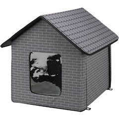 Insulated Outdoor Pet House, Foldable, Waterproof Material