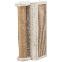 Wall Mounted Corner Sisal Scratching Board and Jute Post, Vertical Cat Scratcher