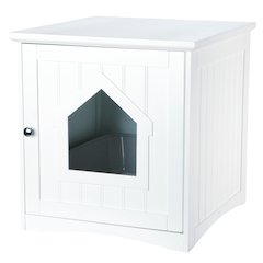 Small Cat Litter Box Enclosure Hidden Litter Indoor Cat Furniture Pet Home