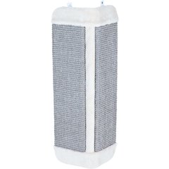 Wall Mount Sisal Scratching Board for Corners, Vertical Cat Scratcher, Gray