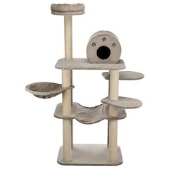 Fabiola Plush & Sisal 65" Cat Tower Scratching Posts Condo Hammocks Platforms