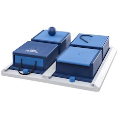 Dog Activity Poker Box 1 Strategy Game, Level 2 Dog Puzzle Toy, Treat Dispenser